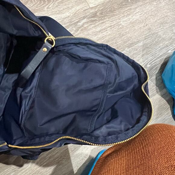 Tory Burch Navy Blue Nylon Backpack - Picture 8 of 9